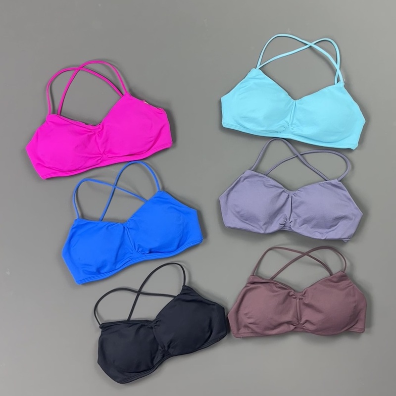 Sports Bra Racerback - HISTELLO Ön Dantelli Çapraz Geri Spor
