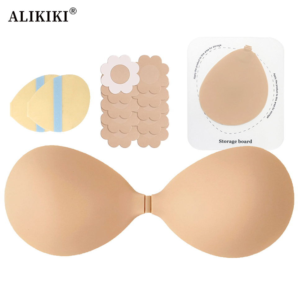 Backless Bra Sticky - Göğüs Dekoltesini Kaldıran Silikon Yapışkan Sütyen,