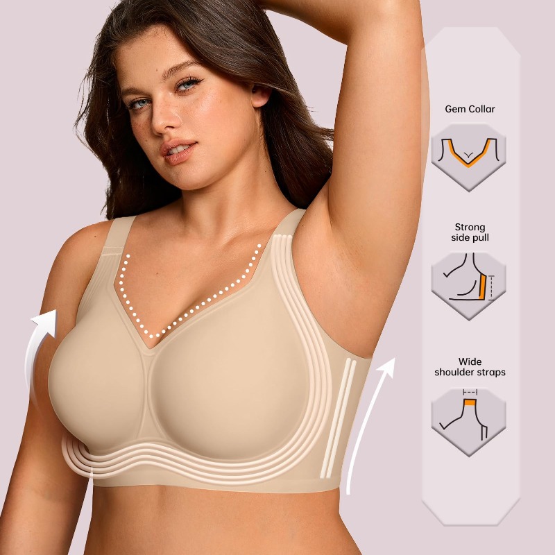 Büyük Beden Kablosuz Jöle Süty - Minimizer Bra Women incelemesi ve fiyatı